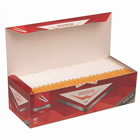 Гильзы сигаретные WATSON RED 200шт King Size ( фильтр 24мм)0