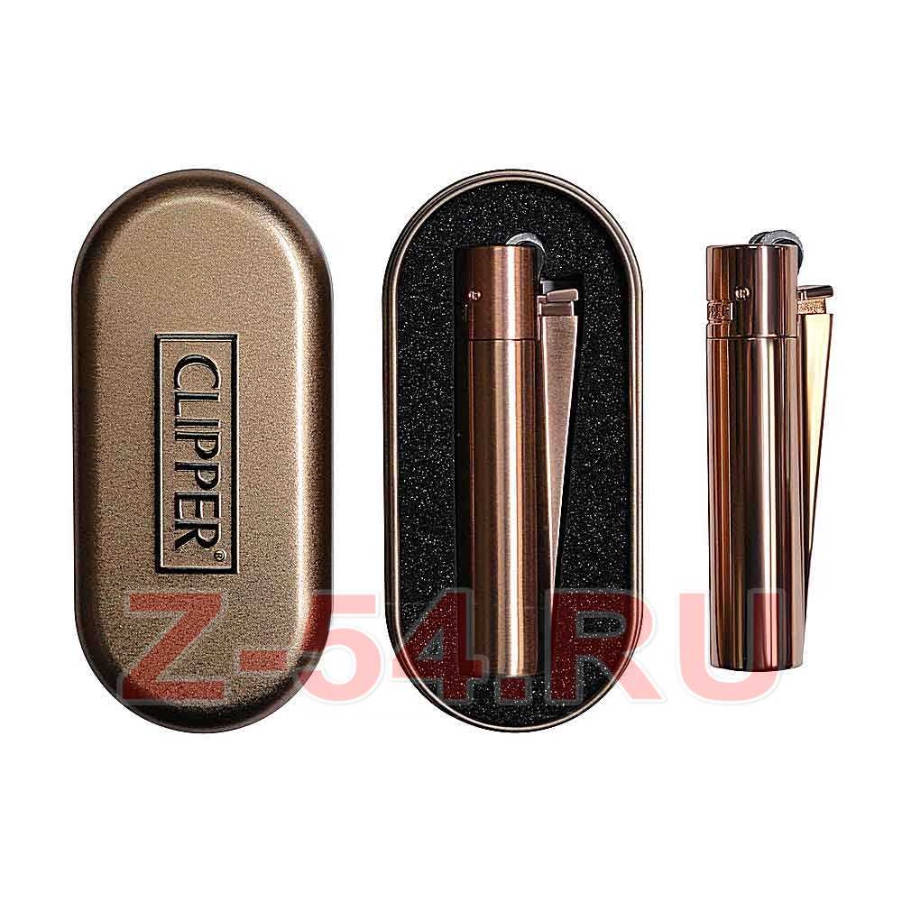 Зажиг. Кремниевая CLIPPER ROZE GOLD BL GRAD (CM0S057RUX) металл0